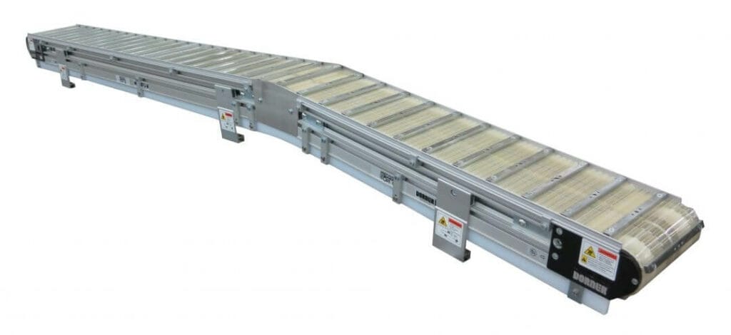 A Precision Move conveyor from Dorner which enhances lean material handling and logistics applications.